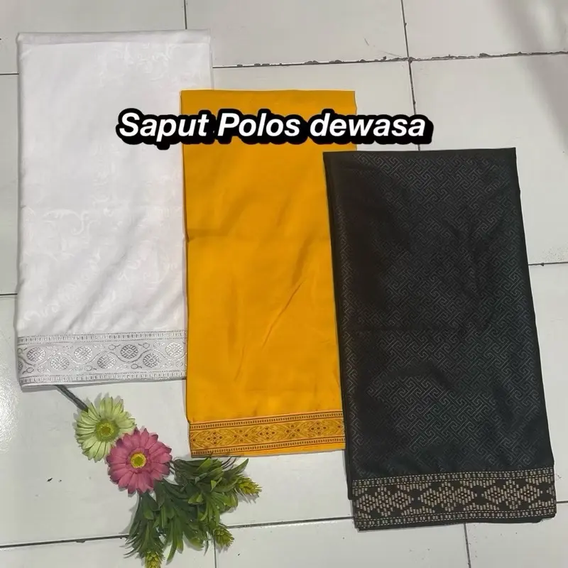 Saput polos Dewasa New Putih