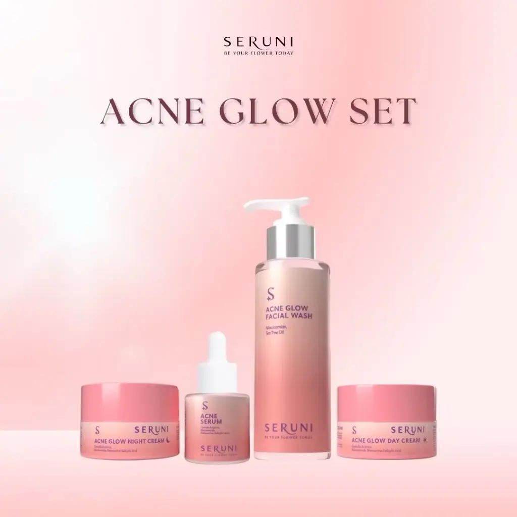 [Original] Paket Acne Glow Set Seruni Skincare/ Menghilangkan jerawat/ Mencerahkan/ Melembabkan Extract