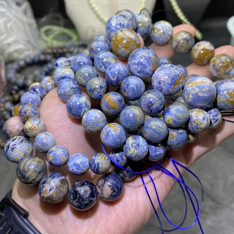 Live view goods Buy tourmaline Peter Pomegranate purple lithium glow Hetian Jade green Ghost Gold Black hair strawberry purple yellow powder crystal blue gray Moon bracelet