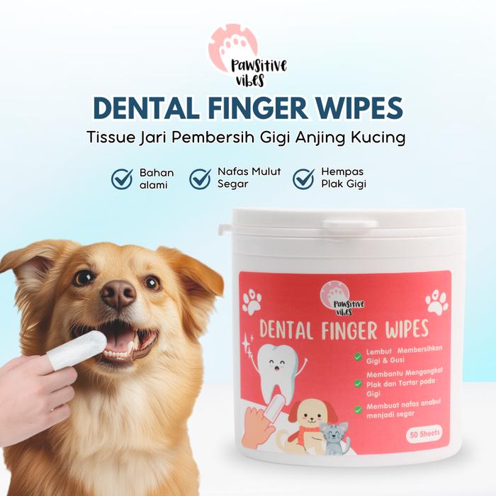 Gambar Pawsitive Official Tissue Jari Pembersih Gigi Anjing Kucing Isi 55pcs Lembut Membersihkan Gigi & Gusi Membantu Mengangkat Plak dan Tartar dari Pawsitive Official Kab. Tangerang Tokopedia