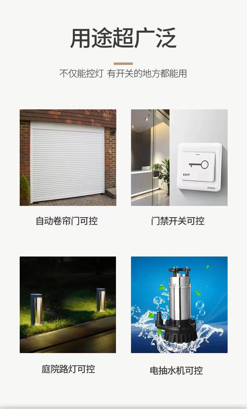 Product Introduction of Smart switch for lights,Wireless remote control switch (86-type wall switch with no wiring needed, stick it anywhere, AC90-250V, requires a wireless signal receiver to use). 16