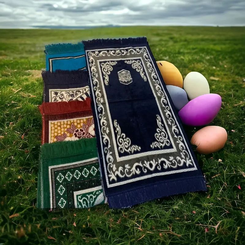 Sajadah Nurtex Spigel Midi Turkey  55 x 105 cm muslim Turki Motif Umroh Traveling Haji Lembut Nyaman 2