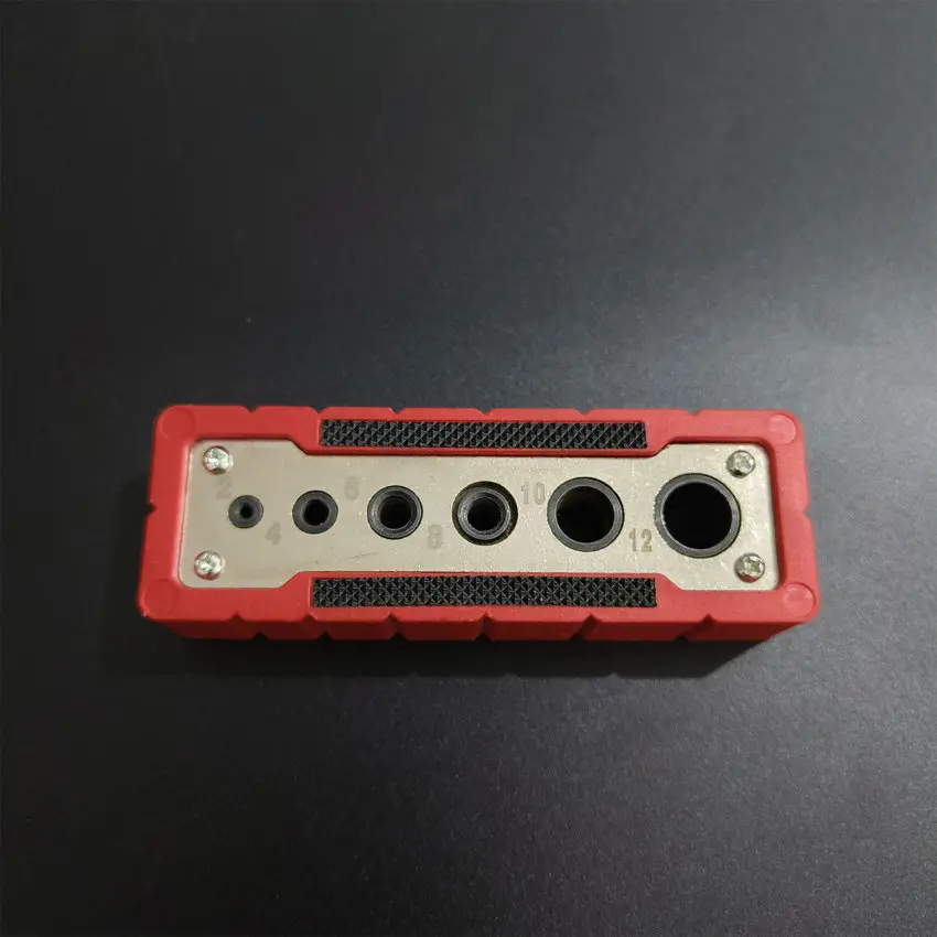 Multifunctional Hole Puncher 2-12mm Drilling Guide Locator Suitable for Round Rod and Plane Right Angle Punching Holes