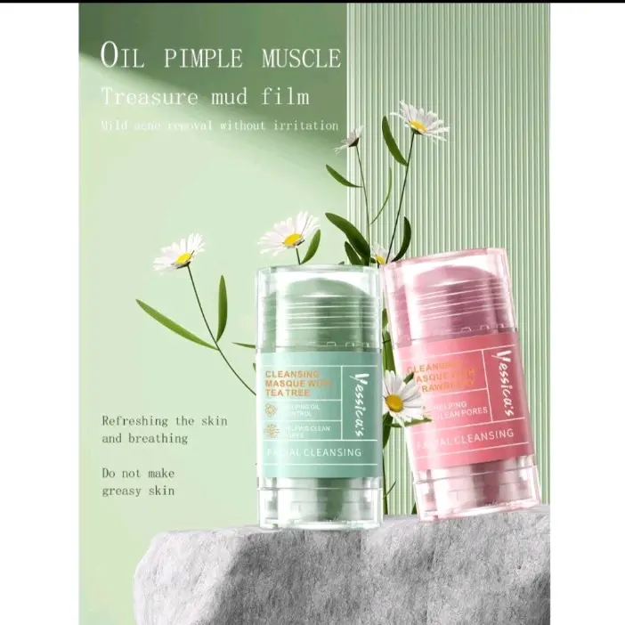 YESSICA'S STICK MASK CLEANSING MASQUE TEA TREE STRAWBERRY