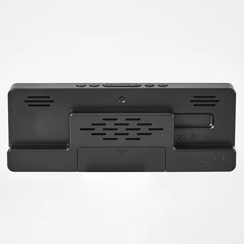 Đồng Hồ Báo Thức Kỹ Thuật Số LED, Lịch Nhiệt Độ Sáng Tạo, Số, Đèn Nền, Đồng Hồ Điện Tử, Số Lớn Treo Tường 6