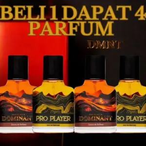 DOMINANT PROMO Beli 1 Dapatkan 4 Parfum PRO PLAYER 35ML EaudeParfum Pria Tahan Lama Parfum Terlaris Sepanjang Masa