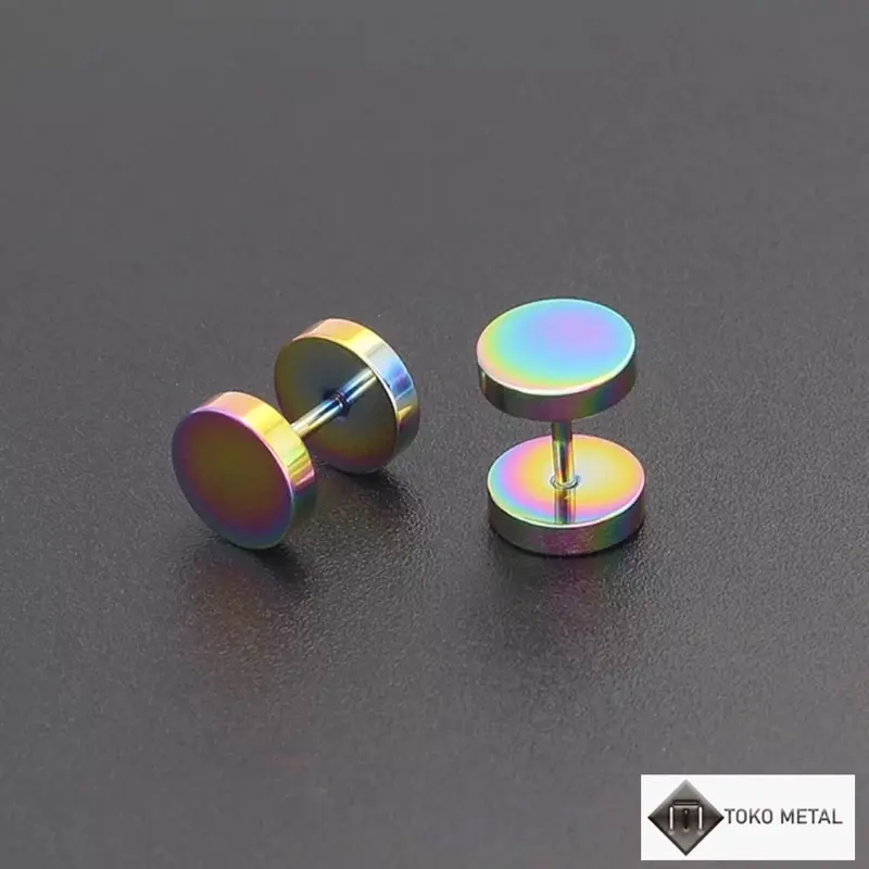 Anting Tindik 100% Titanium Kualitas Tinggi Pircing Roda Pria Dan Wanita [ Toko Metal] 6