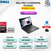 Gambar DELL PRO 14 ESSENTIAL PV14255 RYZEN 5 220 Ram 8GB 512GB 14.0 WUXGA WIN 11Pro - NON BUNDLING, WINDOWS 11 HOME dari GO LAPTOP JAKARTA Kota Administrasi Jakarta Pusat 1 Tokopedia