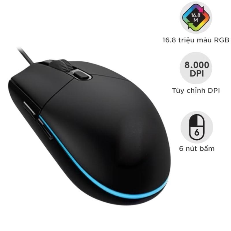 Chuột gaming có dây G102 chuột chơi game Led RGB 8000DPI