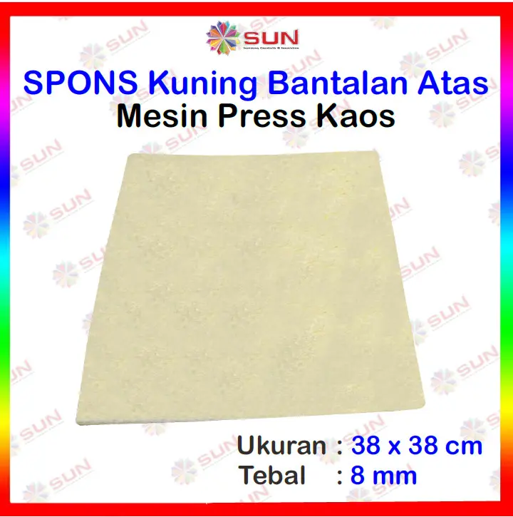 Spons / Busa Tahan Panas untuk Alas Mesin Press Sablon Kaos 4