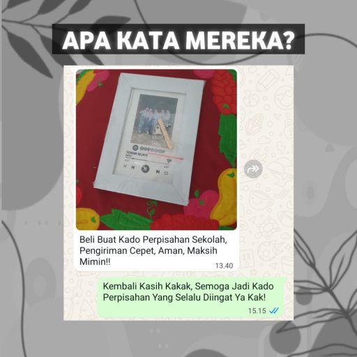 Product Introduction of Custom Frame Foto Spotify - Bingkai Foto Aesthetic Kado Ulang Tahun Gift Wisuda 12