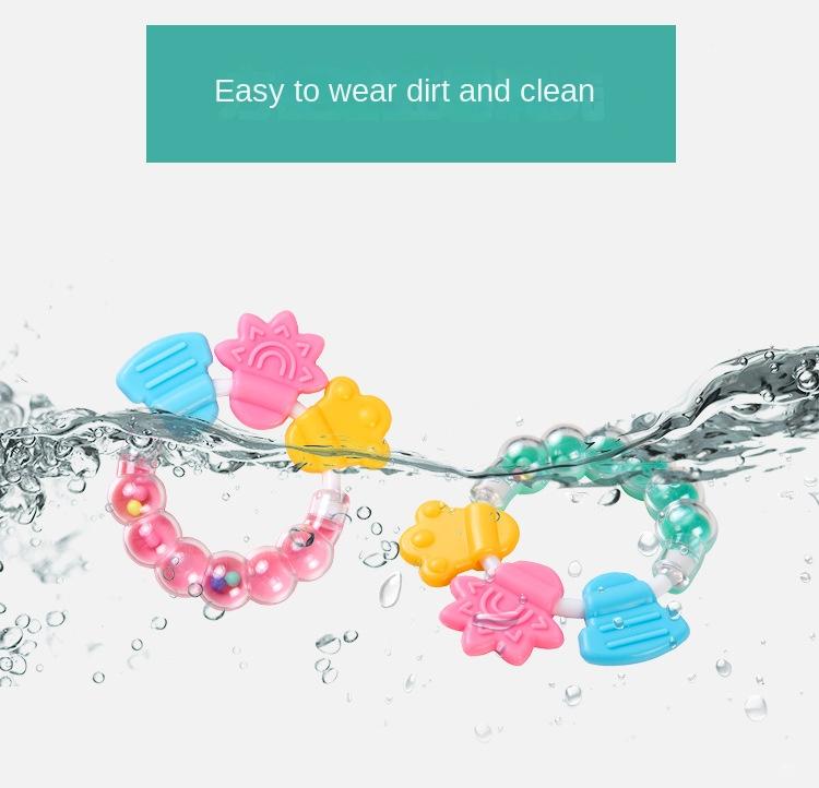 Product Introduction of Baby Bite Molar Rod Infant Silicone Gum Molar Tooth Fixer Rattle Tooth Gum 4