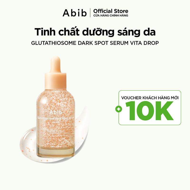[FLASHSALE] Tinh chất dưỡng sáng da, mờ thâm Abib Glutathiosome dark spot serum Vita drop 50ml