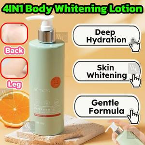 4IN1 Losyen Pemutih Pencerahan Pelembapan Kulit Formula Lanjutan Kulit Berseri Penyerapan Mendalam Penyelesaian Kulit Lembut Pelembap Kulit Cerah Krim Pemutih Tidak Melekit Melicinkan Kulit Whitening Brightening Body Lotion Skin Moisturizer Repair Care