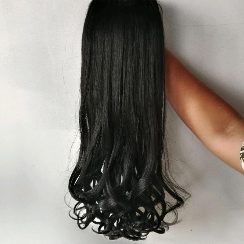 Pony tail tali/pony tail curly/pony tail lurus blow 1