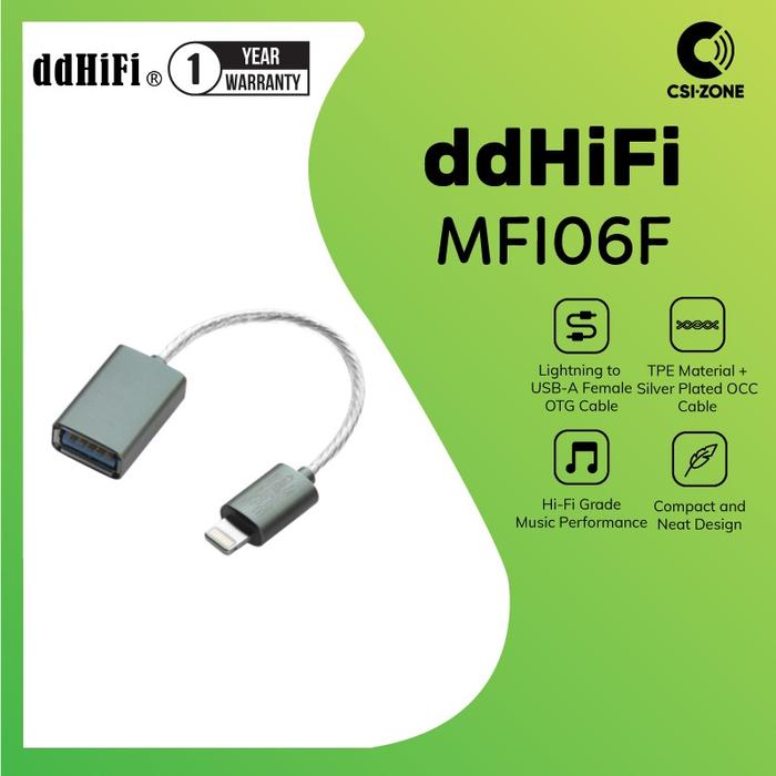 Gambar ddHIFI / DD HIFI MFI06F Lightning to USB-A Silver Plated OTG Cable dari CSI-ZONE Kota Tangerang Selatan Tokopedia