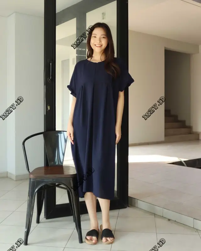 Daster Amira dres Crinkle Airflow resleting busui Friendly 1