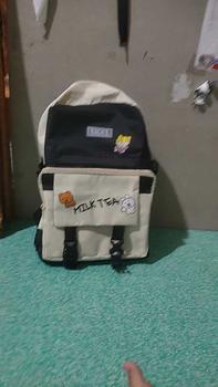 Product Review of Tas Ransel Sekolah Milk Tea/Karakter Kanvas Backpack Wanita from —**ᜊ 0