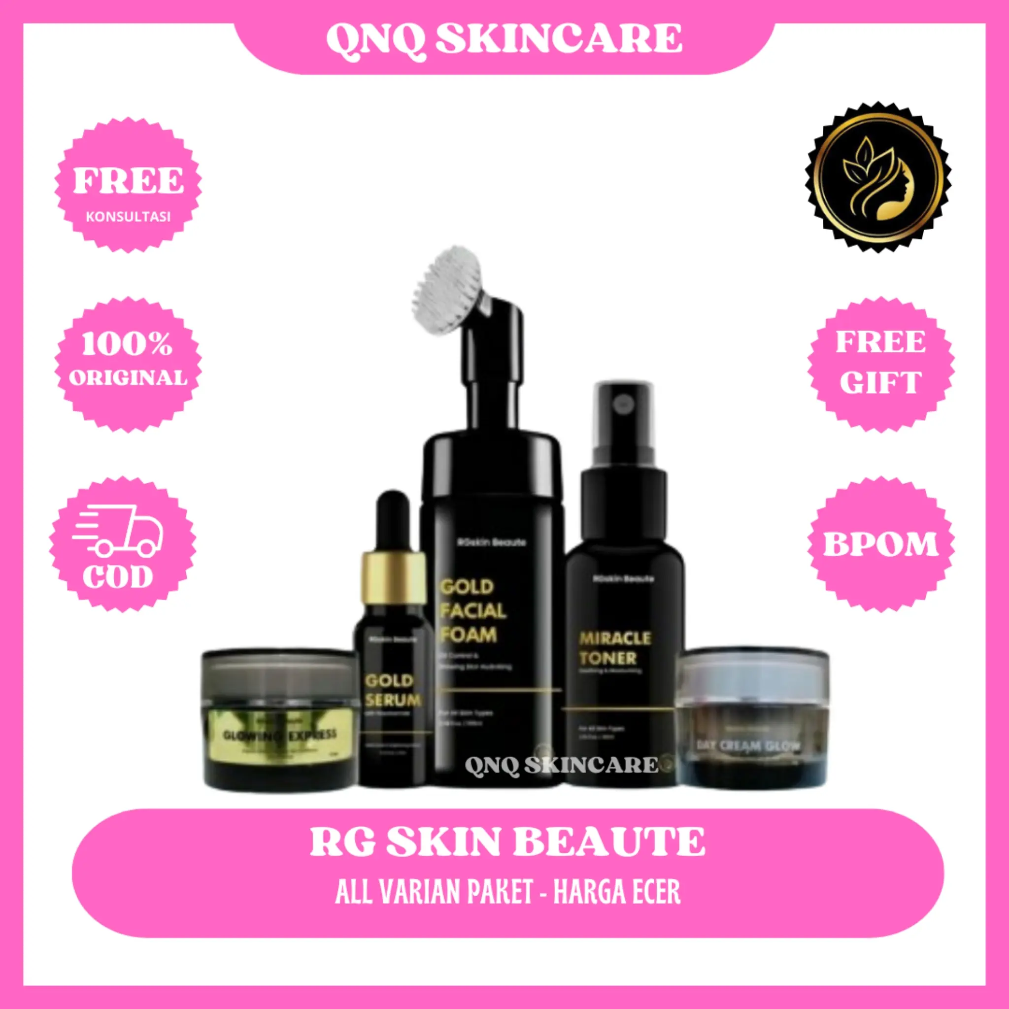 RGSKIN BEAUTE SKINCARE ALL VARIAN ECER BPOM Facial Mencerahkan Perawatan Wajah Berminyak Berjerawat Pencerah