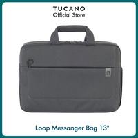 Gambar Tucano Messenger Bag Loop Slim for Laptop / Macbook Pro Up to 13" - Black (BSLOOP13-BK) Tas Kerja | Tas Laptop 13 inch | Tas Laptop | Tas Macbook | Tas kerja | Tas Selempang | Tas Messenger | Tas Selempang Pria | Tas Selempang kerja | Tas Laptop Selempang dari Tucano Official Store Kota Administrasi Jakarta Pusat 1 Tokopedia