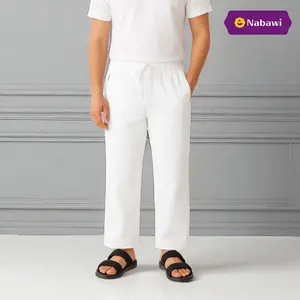 Celana Ihram Ihrom Laki-laki Muslim Bahan Katun Adem Celana Sirwal Pria Dewasa Perlengkapan Haji Umroh