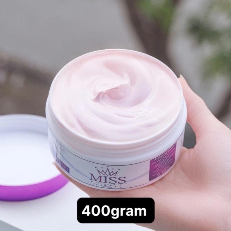 ( Hộp 400gram) Kem Dưỡng Da Miss Tím Thái Lan - Hỗ Trợ Dưỡng Da BoDy  Dưỡng Da Body body _ kembody