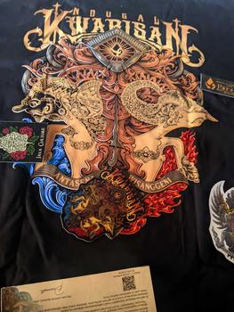 Product Review of Paramesti Tshirts Kaos Jawa Ndugal Kwarisan Budaya Wayang Pria Pramesti Distro Cewek Cowok Manual Plastisol Cotton Combed 24s Terbaru Jumbo Estetik Kekinian Unik Viral Keren Bergaransi XXL Autentik Kata kata Filosofi Pitutur Otentik Original Terlaris from D**y b**g k**l 0