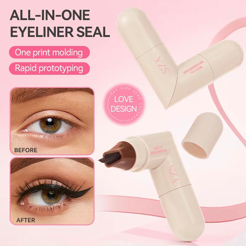  Khuôn Kẻ Mắt Xoay YZS Chính Xác Bền Chống Ẩm Không Thấm Nước Chống Mồ Hôi Hoàn Hảo Cho Người Mới Bắt Đầu Trang Điểm Và Người Lười Biếng Dễ Dàng Tạo Đường Kẻ Mắt. chì  kẻ  mắt  eyeliner dezone  kẻ  mắt  dưới má  aztk  jc04 perfect  10  liner  aouboo 