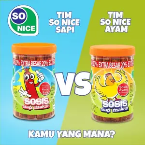 Sosis ayam sapi ori…pedes  siap makan