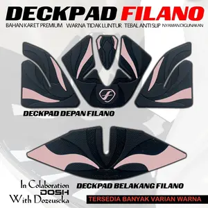 Dekpad Filano Pelindung Body Motor Bahan Karet Premium Awet Terbaru