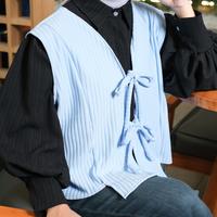Gambar Mybamus Lumina Vest Knit Outer Tali Wanita Kekinian - Black dari Mybamus Kab. Bandung Barat 5 Tokopedia