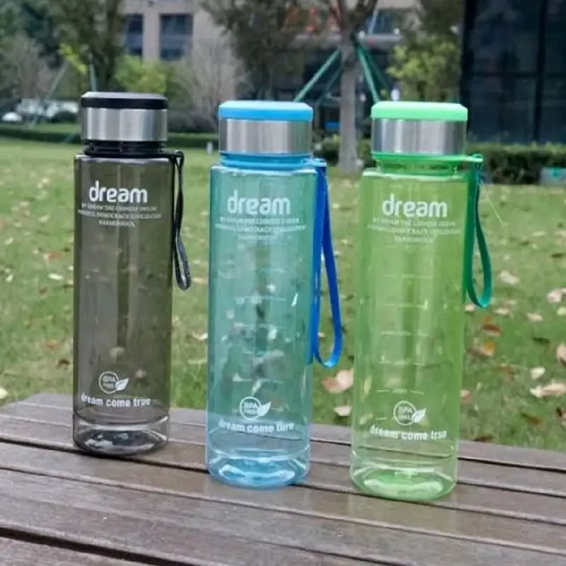 B (B112) BOTOL MINUM DREAM WARNA 1 LITER Plastik Tali Bottles Kitchenware Water 2