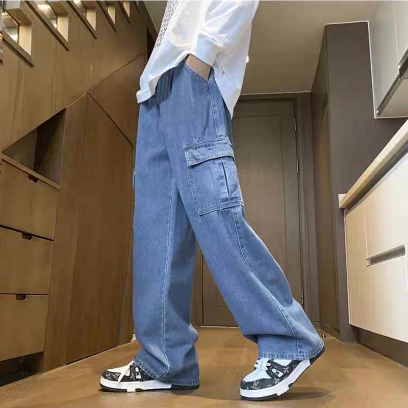 Celana cargo panjang pria kimpul kekinian celana panjang cargo jeans pria terlaris celana pria jeans cargo kimpul termurah Denim 2