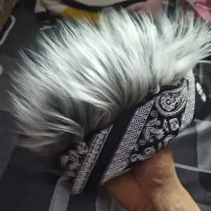 Topi Wig Rambut Palsu Motif Paisley BY ABK - Model Terbaru