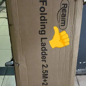 Reaim Tangga lipat aluminium Multifungsi teleskopik Portabel 2 3 4 5 6 meter Telescopic Ladder