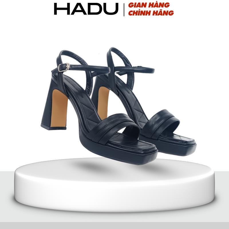 Giày Sandal Gót Trụ 9P Sườn Kép Quai Ngang ARES HADU M956 BH 24 Tháng Giày Dép Nữ Cao Cấp DéP Shoes