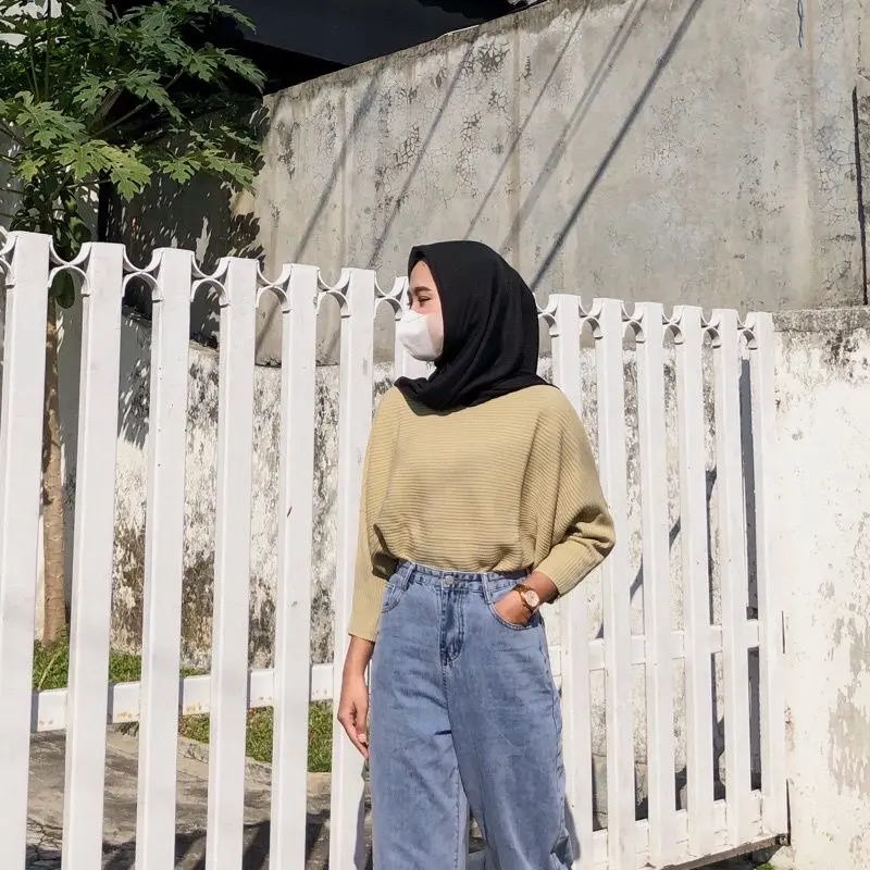 [PREMIUM] Helwa Sweater Batwing knit / Sweater Batwing Rajut // R.7 / S3 4