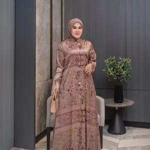 LABAY HIJAB/GAMIS MEKA DRESS/GAMIS JAGUAR PRINTING