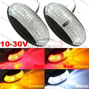 Awet Anti Air Ulat Bulu Lampu Bak LED Side Marker ADR45 12V 24V Volvo Scania