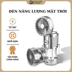 Đèn Năng Lượng Mặt Trời, Đèn Tích Điện 3in1 siêu sáng - Kèm Quạt Tích Điện Tiện Lợi YPX9 đèn pin thông minh đèn di động