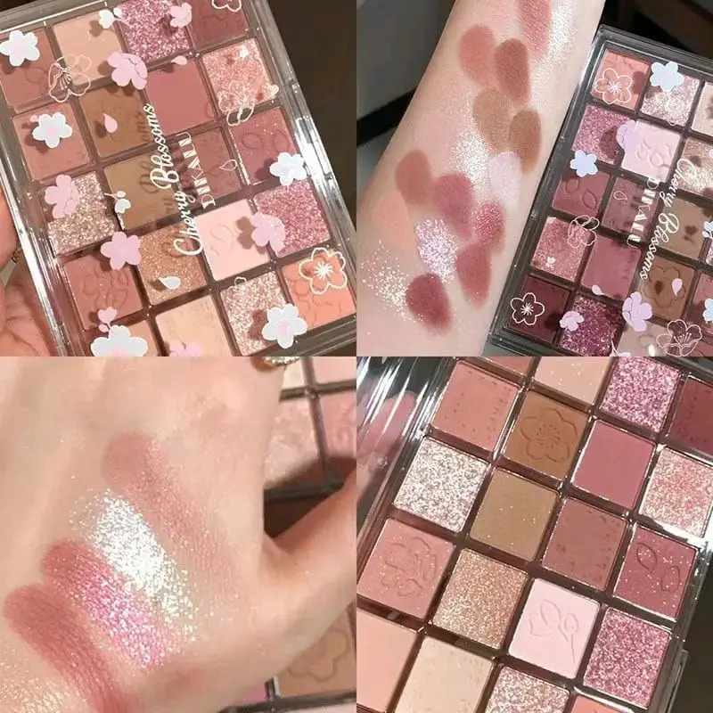 055 EYESHADOW HIGHLIGHTER 20 WARNA DAN TAHAN LAMA Bronzer 3