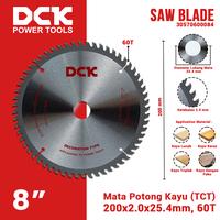 Gambar DCK Saw Blade (TCT) 8 Inci / Mata Potong Kayu 200 mm dari DCK Power Tools Indonesia Kota Administrasi Jakarta Barat 4 Tokopedia