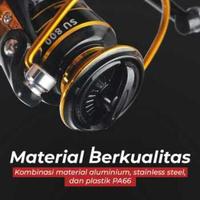 Gambar TaffSPORT Reel Pancing Spinning Fishing Reel Gear Ratio 5.2:1 - SU800 dari Taffware Official Store Kota Administrasi Jakarta Barat 4 Tokopedia