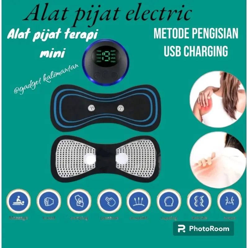 alat pijat elektrik alat pijat electric murah bisa cod alat pijat leher terapi elektrik mini pad massager multifunction