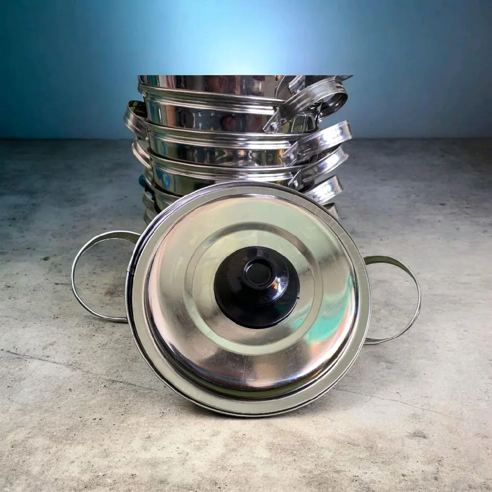 panci kuping mini ukuran 16 tutup stainless