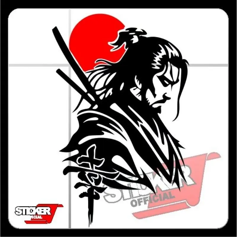 stciker cod asssinn stciker samurai keren warna hologram