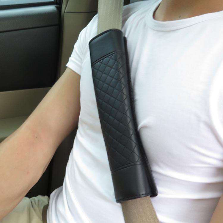 1Pcs Sarung Sabuk Pengaman Car Mobil Bahan Kulit PU HM071 XOBOX 2