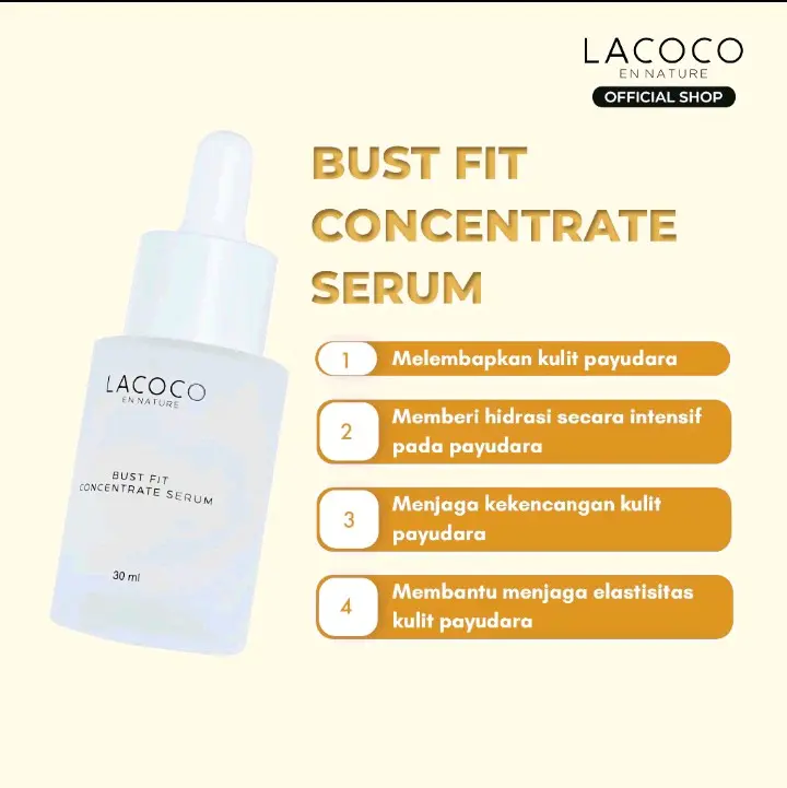 Lacoco Bust Fit Concentrate Serum 30ml Perawatan Payudara Wanita