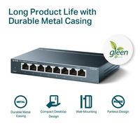 Gambar TP-Link TL-SG108 8 Port Gigabit - Hub TP Link TL SG108 Desktop Switch dari Starcomp Solo Kab. Sleman 2 Tokopedia