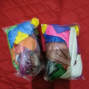 {isi 30 pcs} MIX Balon metalik BIRU TUA BIRU MUDA PUTIH / Balon latex / Balon Metalik 12 inch / Balon metalic